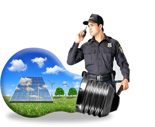Providing reliable security personnel for wind and solar sites